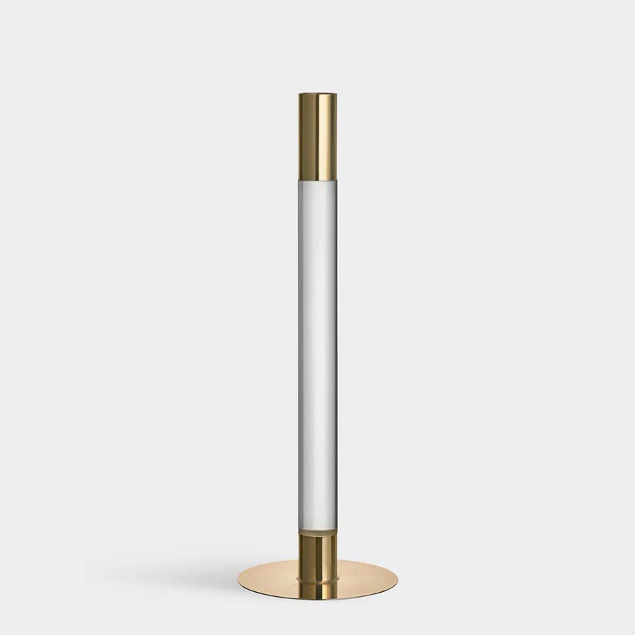 Lumiere Candlestick Gold Large - Hosted by Kelly Gaudreau