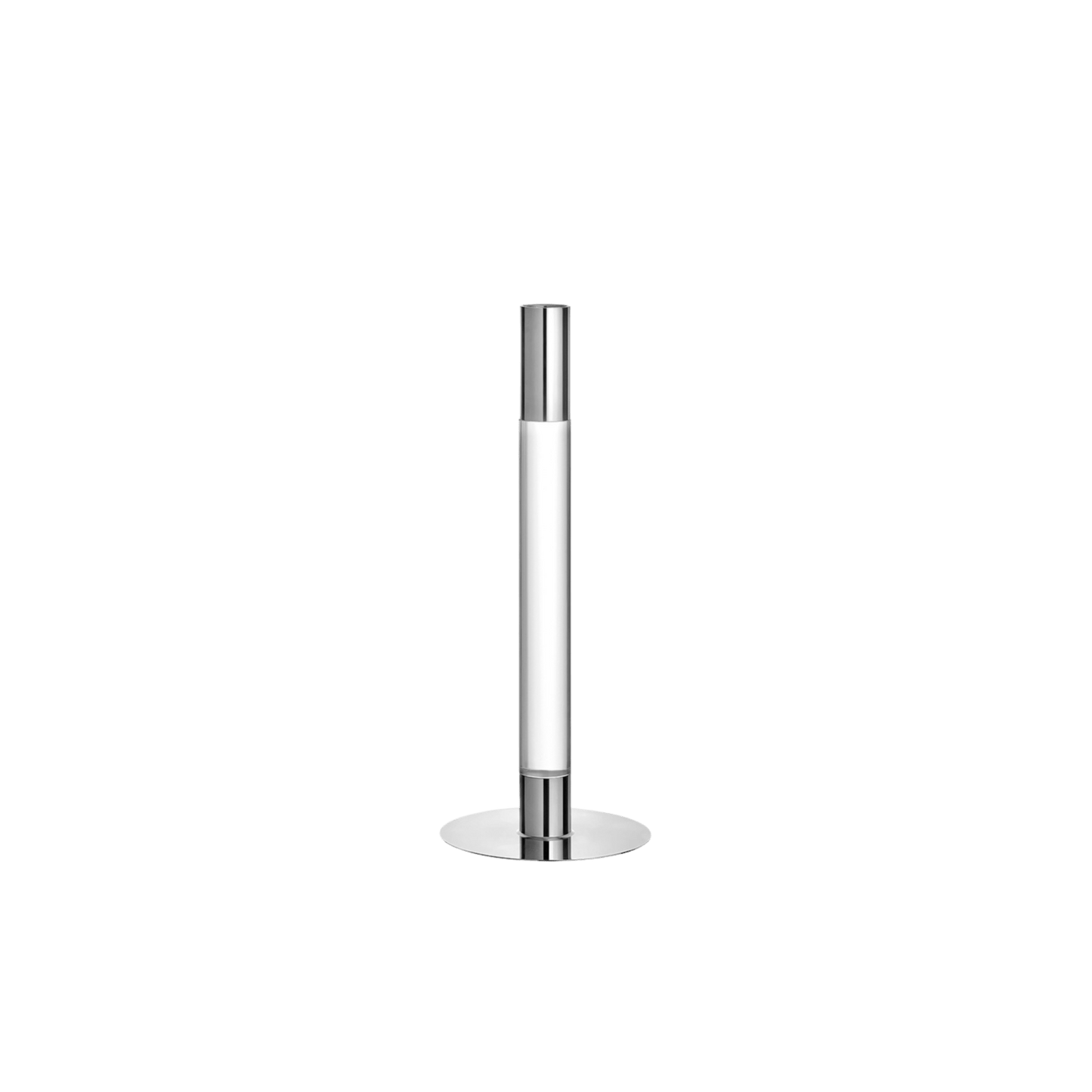 Lumiere Candlestick Silver Medium - Hosted by Kelly Gaudreau