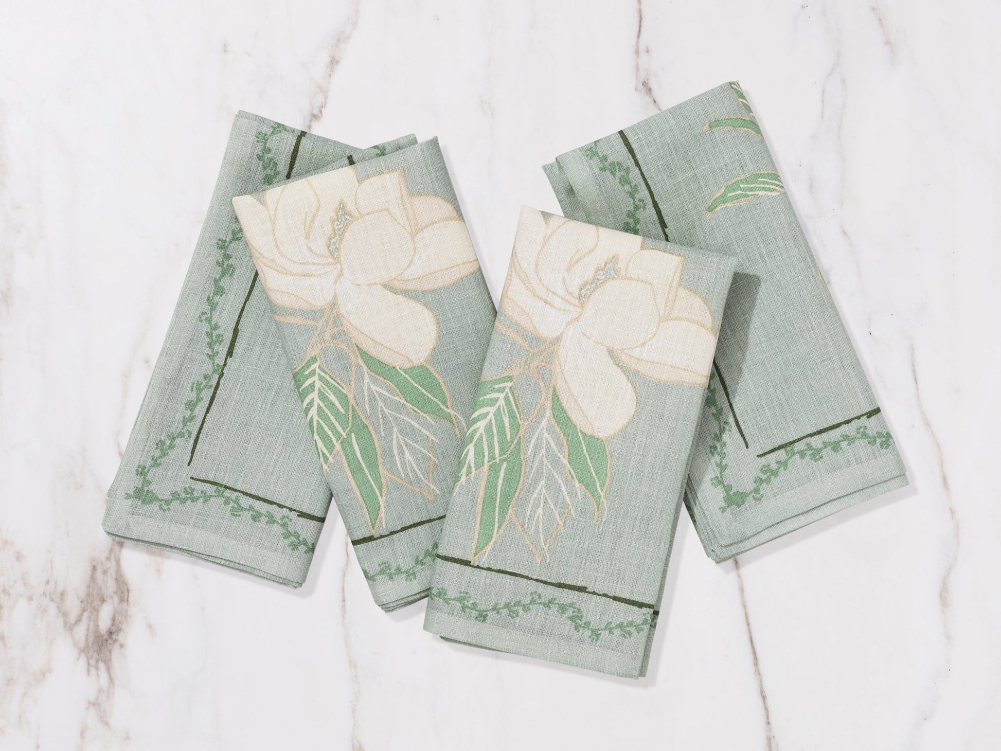 Magnolia Napkin - Herb Set of 4 - Hosted by Kelly Gaudreau