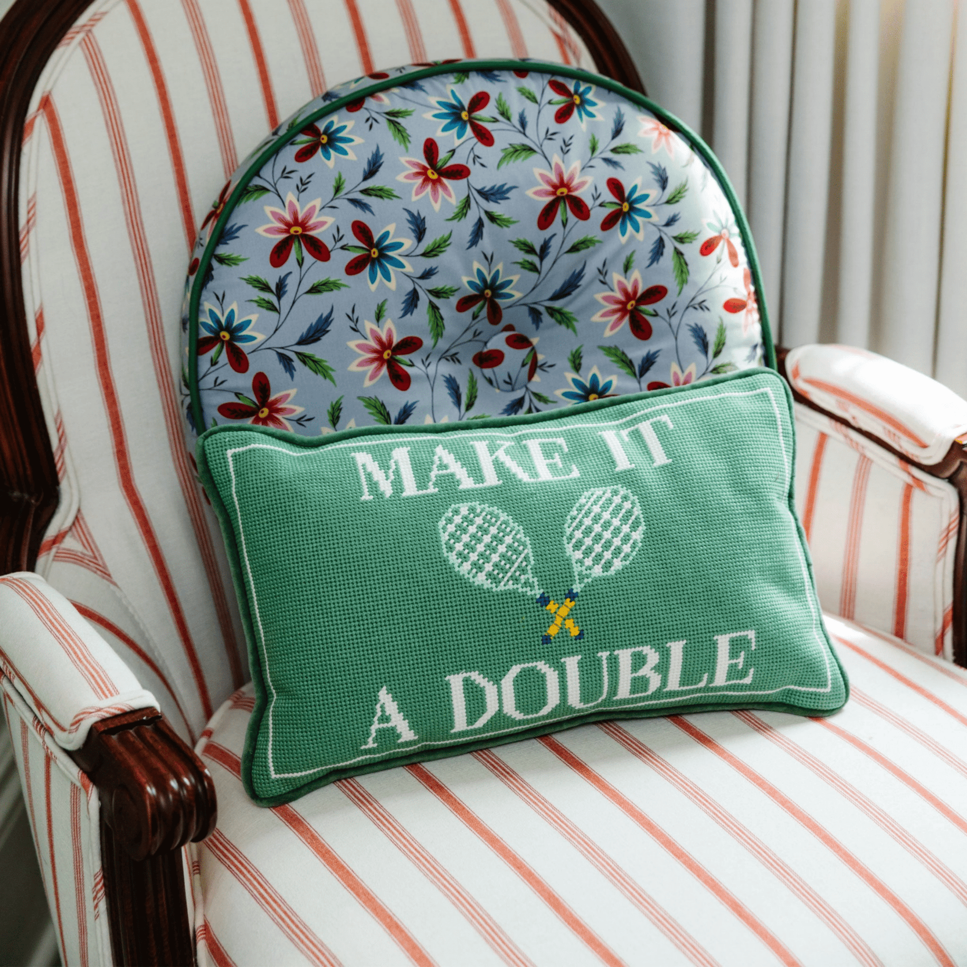 Make It A Double Needlepoint Pillow - Hosted by Kelly Gaudreau