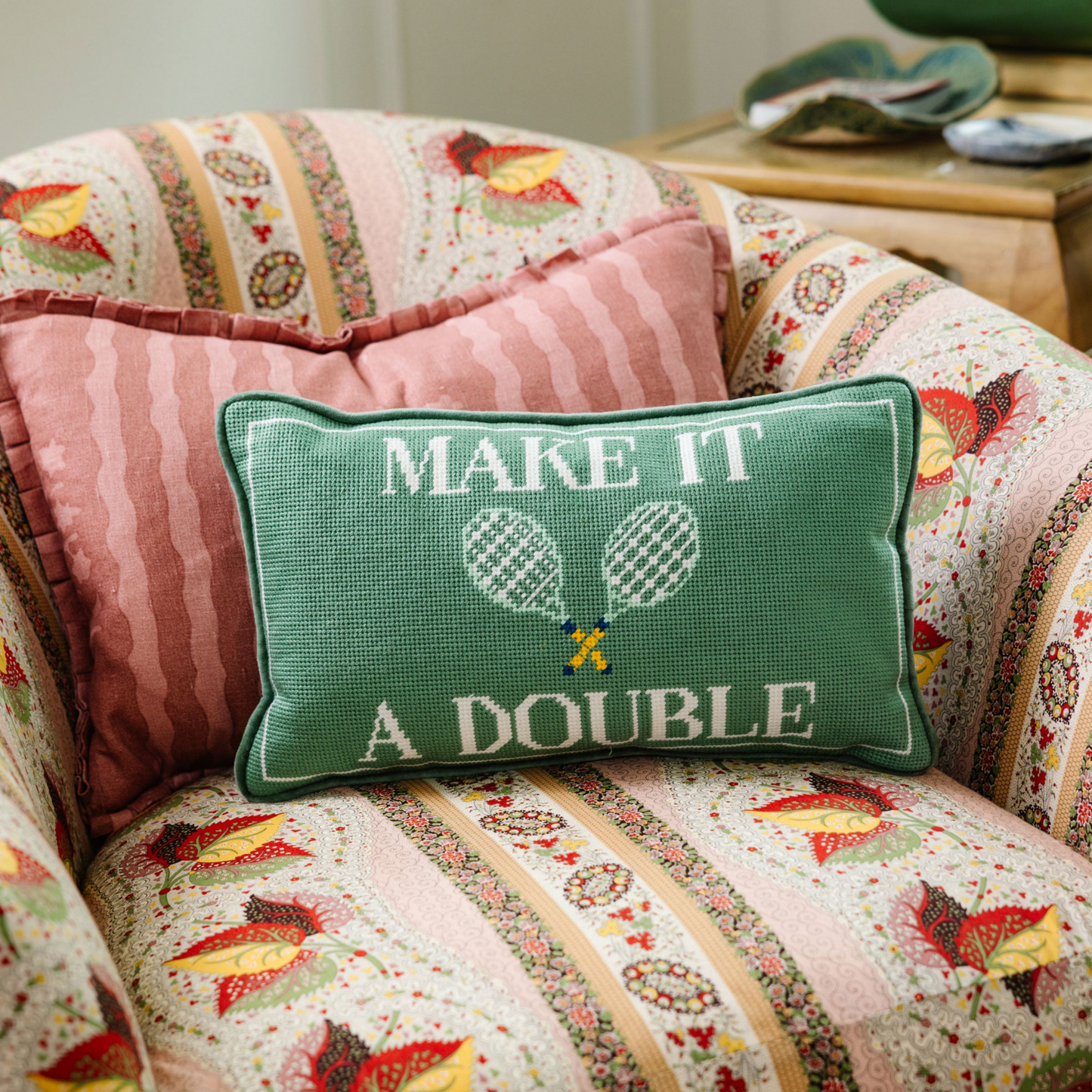 Make It A Double Needlepoint Pillow - Hosted by Kelly Gaudreau