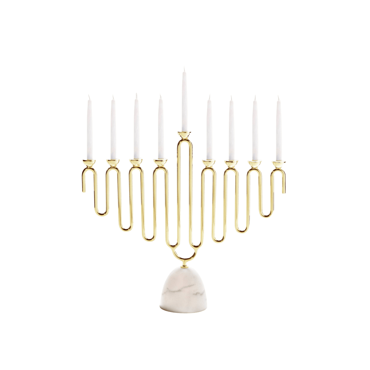 Marble & Gold Coluna Menorah - Hosted by Kelly Gaudreau