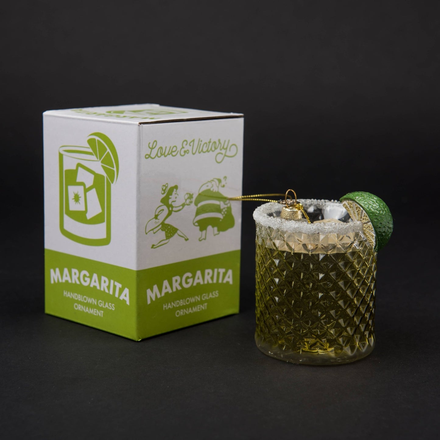 Margarita Cocktail Holiday Ornament Christmas Decor - Hosted by Kelly Gaudreau