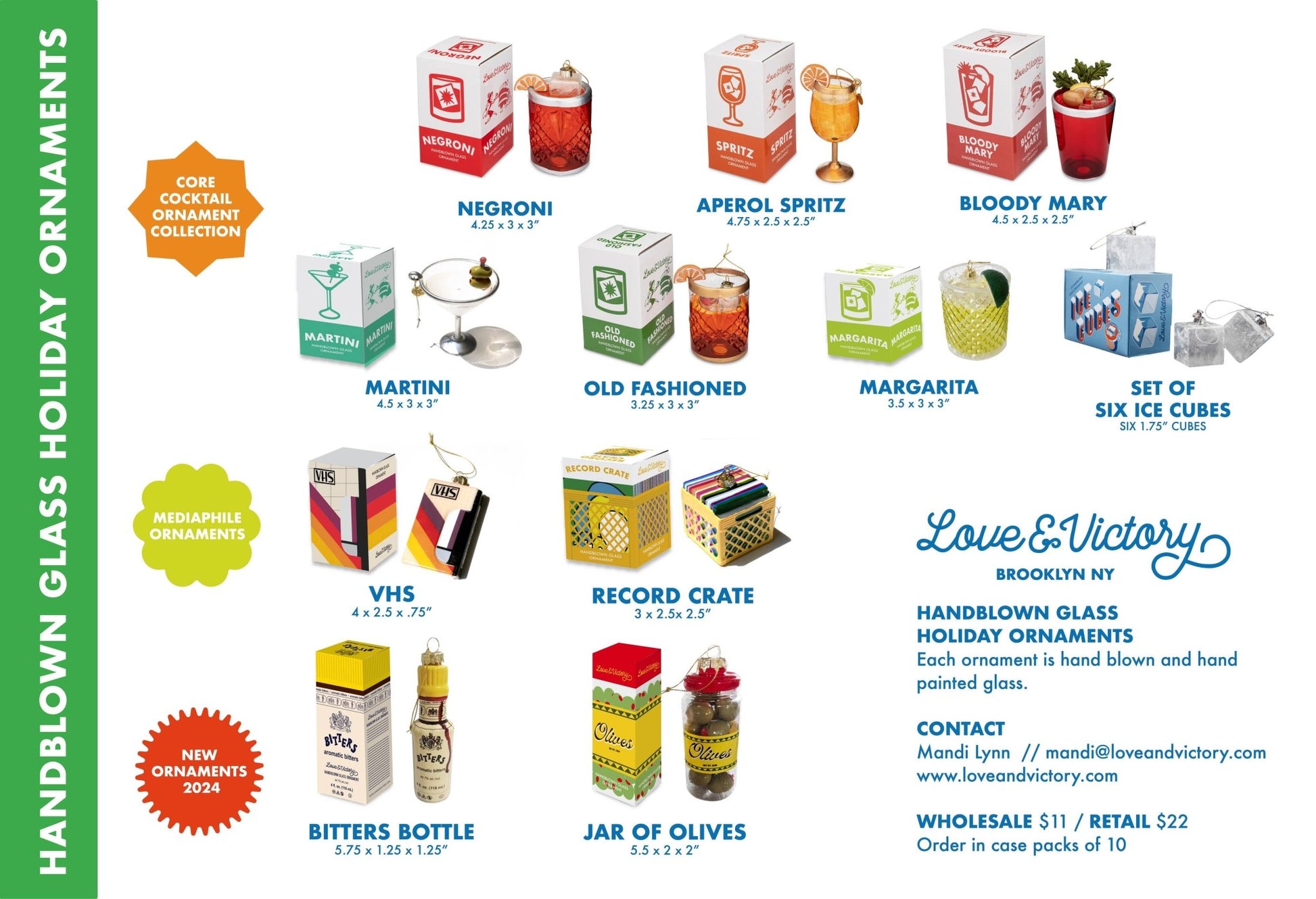 Margarita Cocktail Holiday Ornament Christmas Decor - Hosted by Kelly Gaudreau