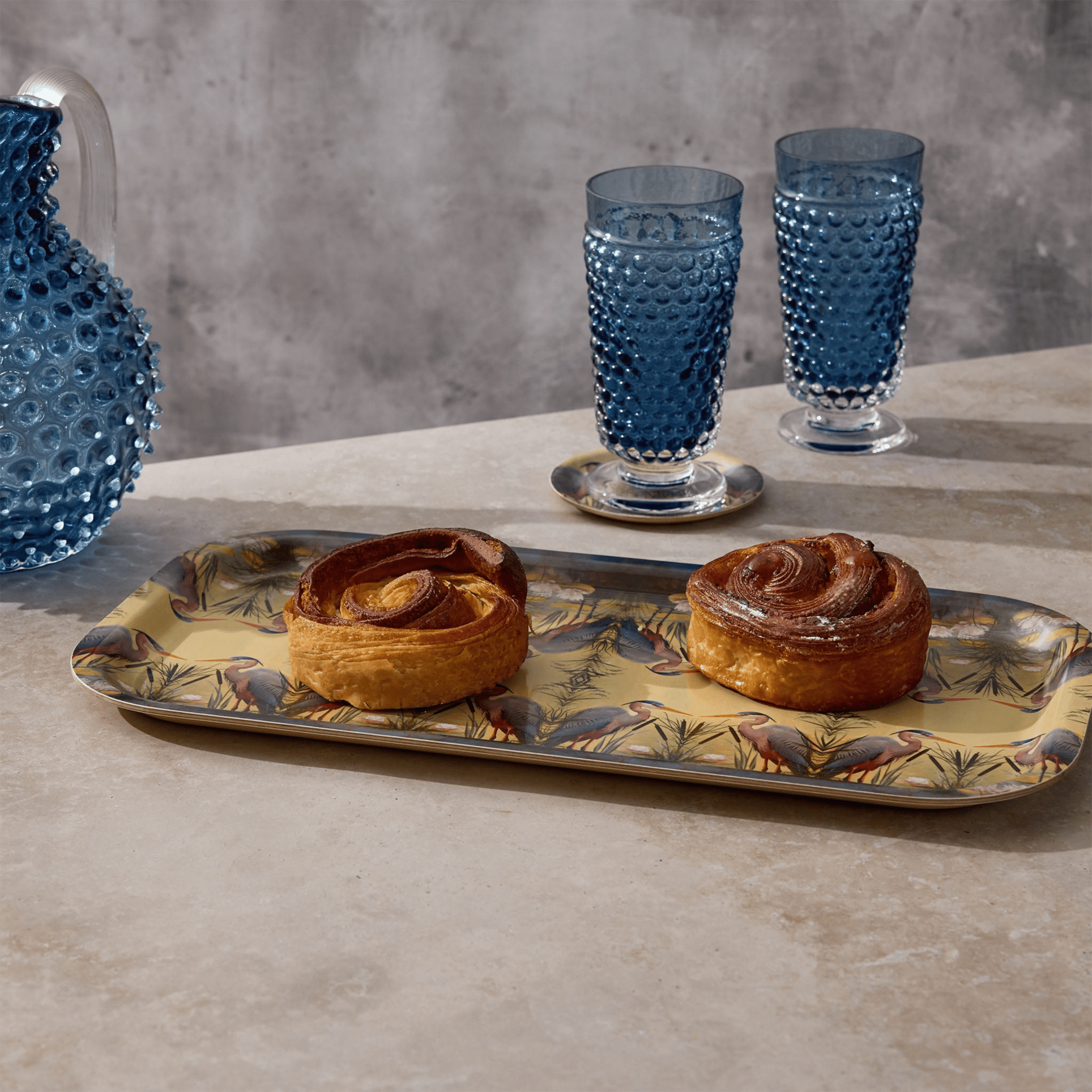 Marsh Heron Birchwood Large Decorative Tray - Hosted by Kelly Gaudreau