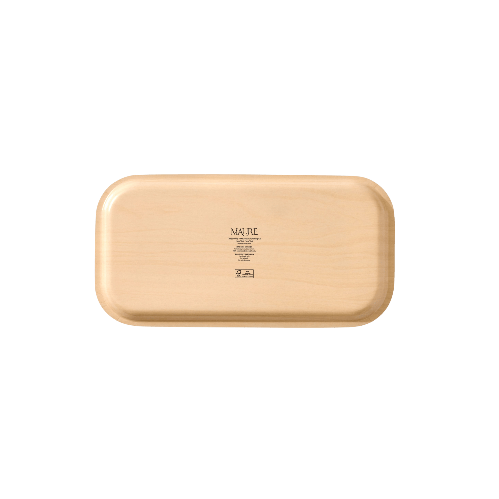 Marsh Heron Birchwood Large Decorative Tray - Hosted by Kelly Gaudreau