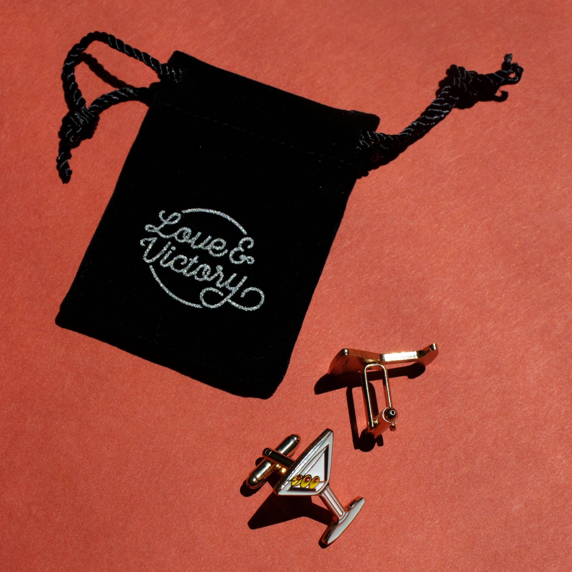 Martini Cufflinks - Hosted by Kelly Gaudreau