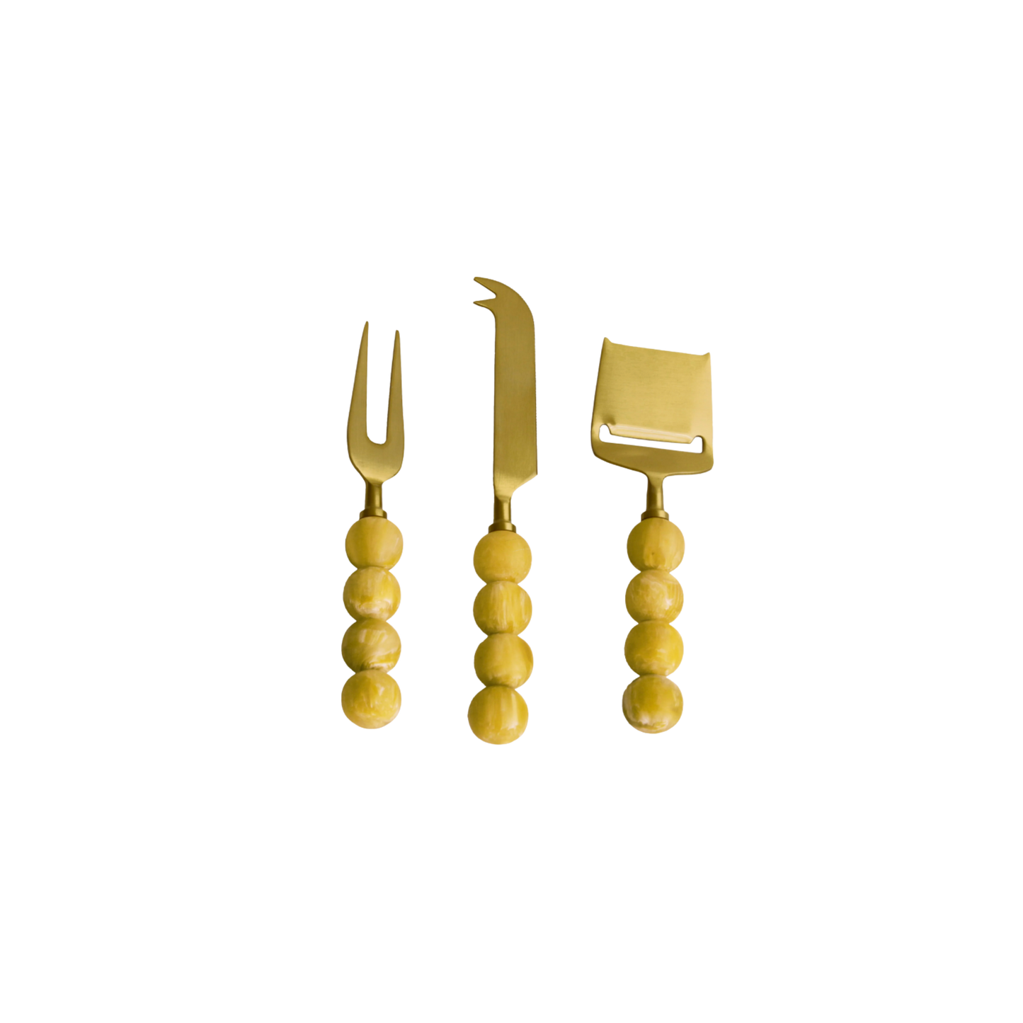 Resin Sorbet Cheese Knives - Set of 3