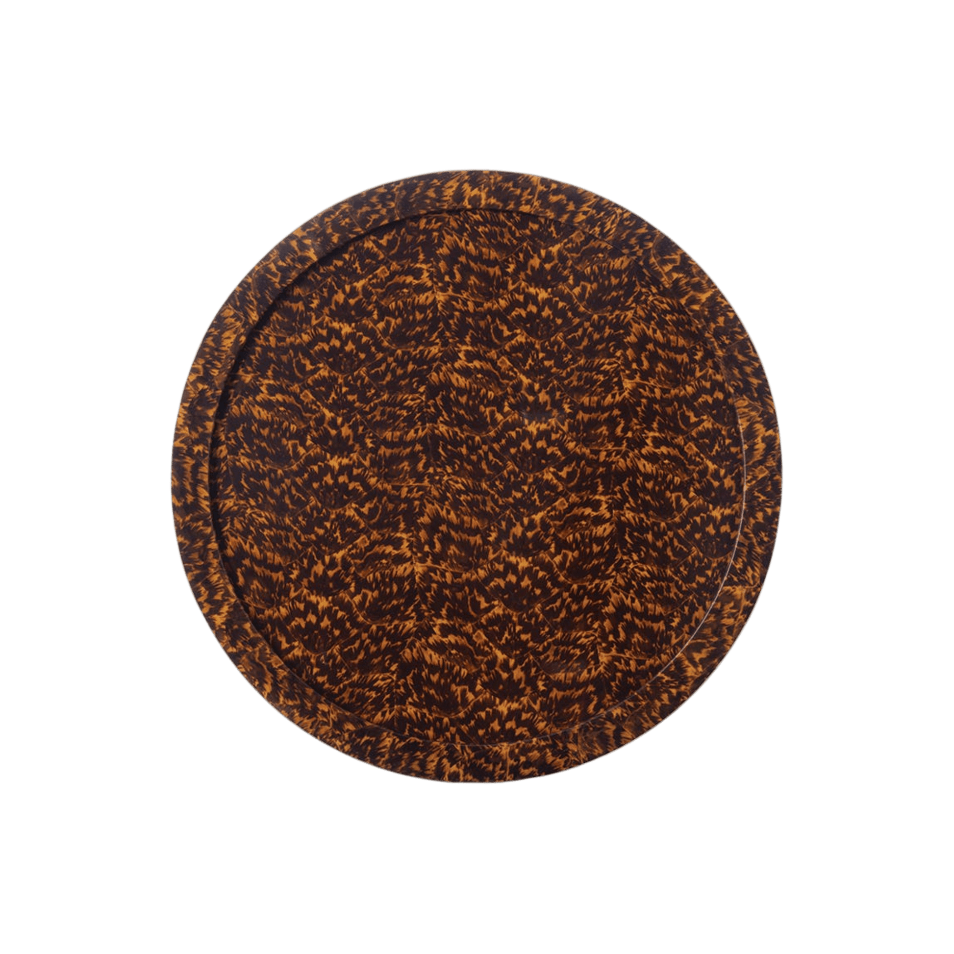 Maximilian Faux Tortoise/Gold Tray - Hosted by Kelly Gaudreau