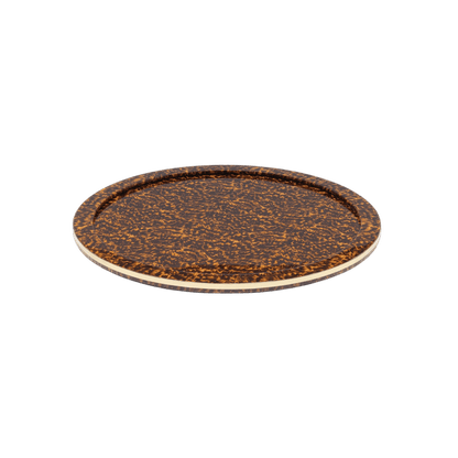 Maximilian Faux Tortoise/Gold Tray - Hosted by Kelly Gaudreau