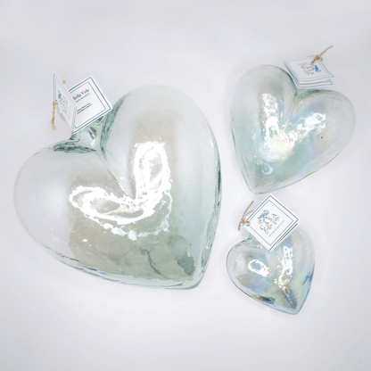 Medium Blown Glass Heart - Hosted by Kelly Gaudreau