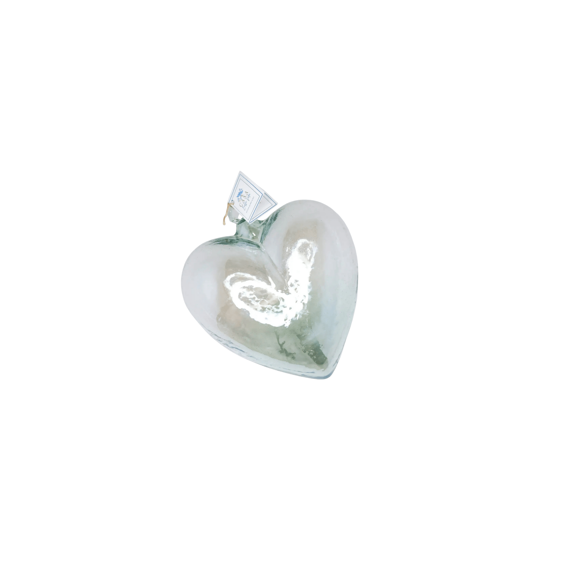 Medium Blown Glass Heart - Hosted by Kelly Gaudreau