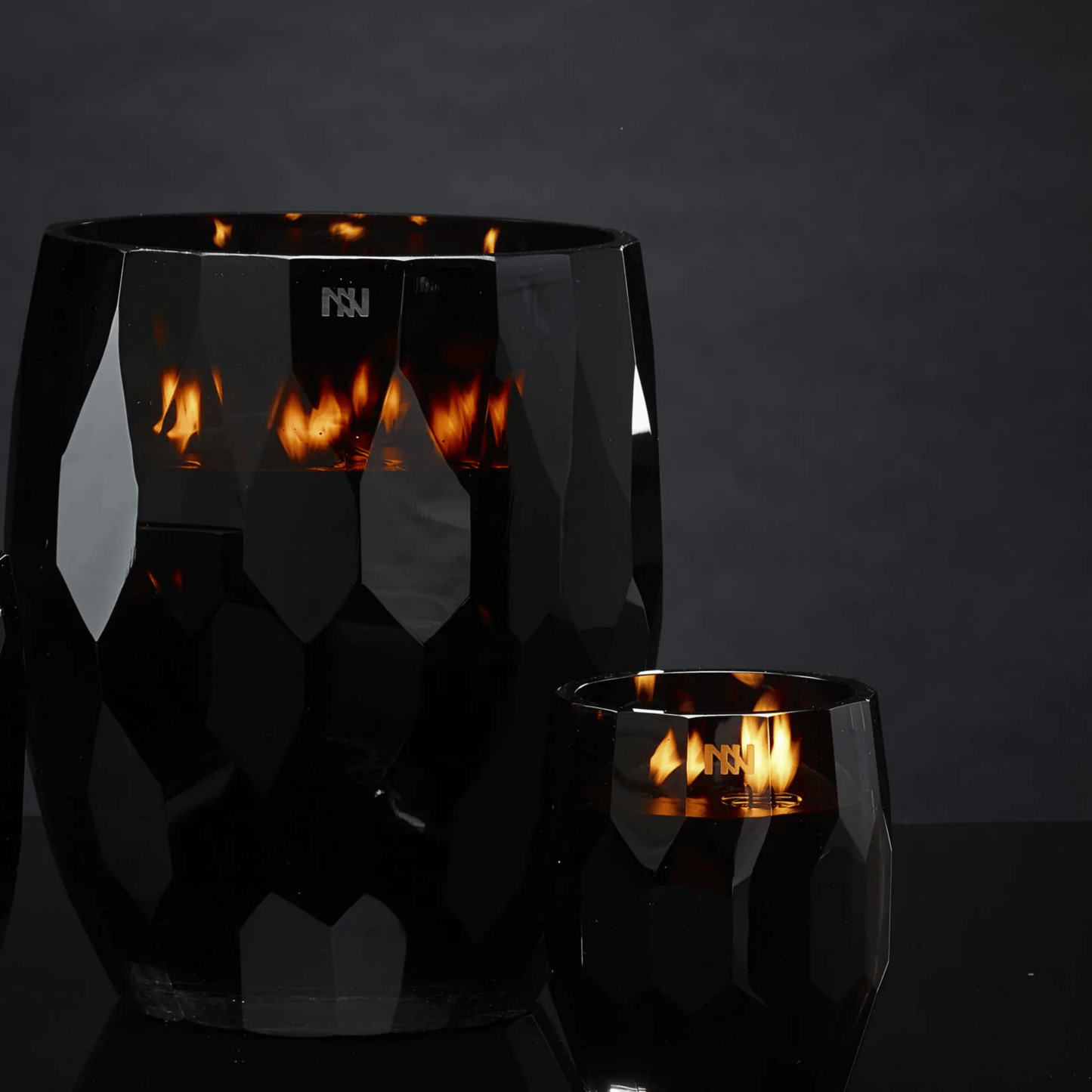 Medium Jewel Black Candle - Hosted by Kelly Gaudreau