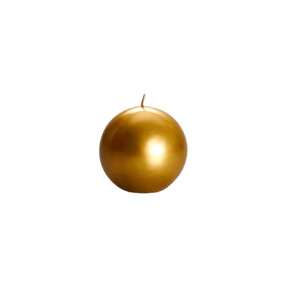 Meloria Ball Candle in Gold - Medium - Hosted by Kelly Gaudreau
