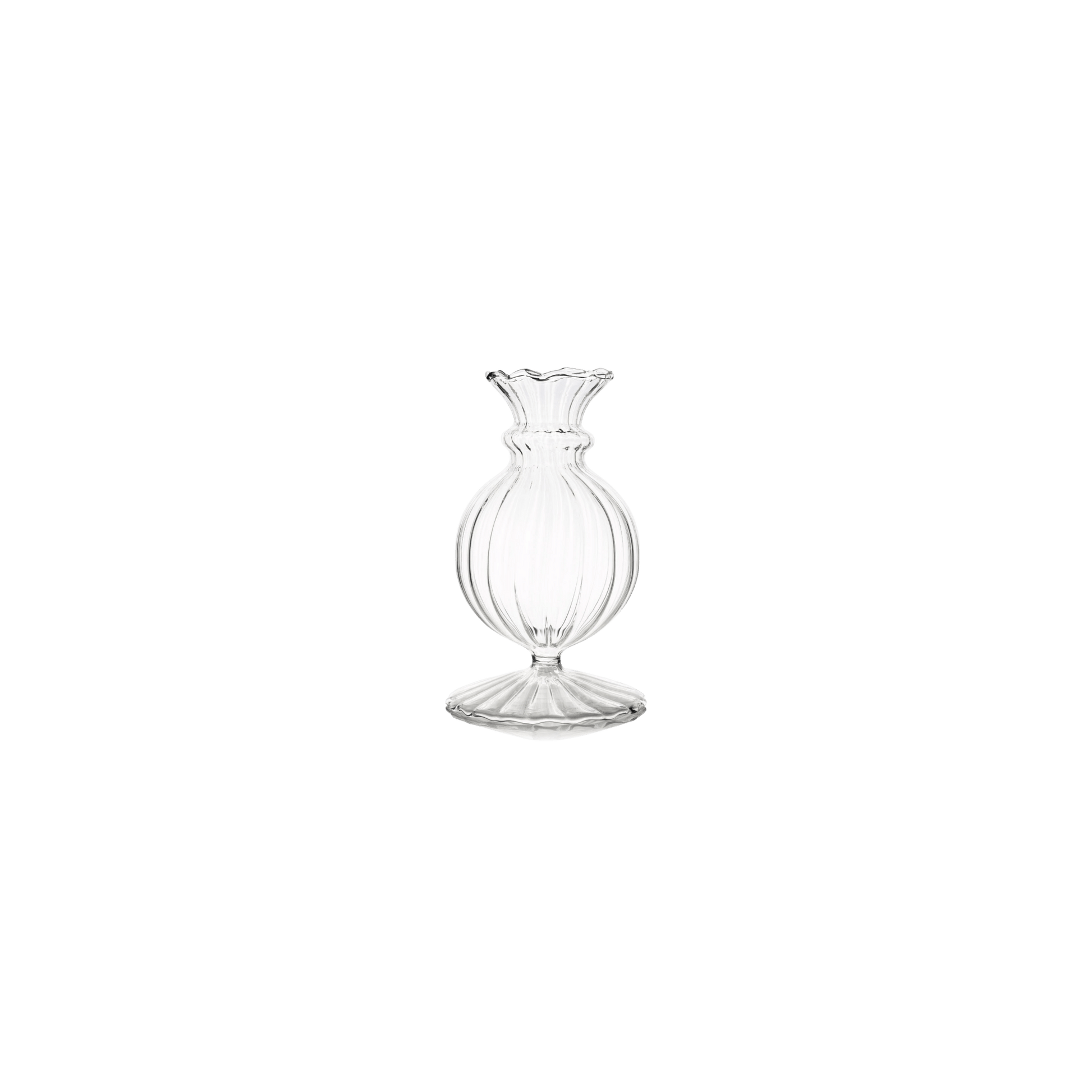 Miss lizzie Bud Vase in Clear - Hosted by Kelly Gaudreau