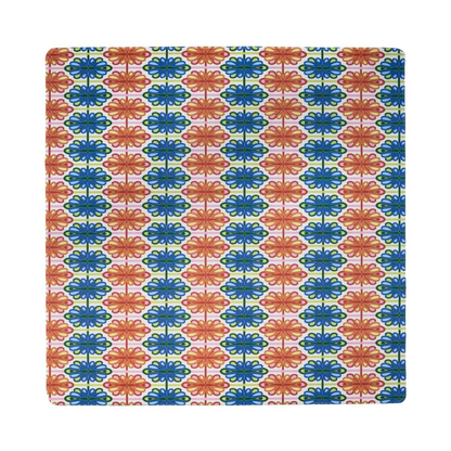Mod Bird Bam & Plaid Double - Sided Mahjong Mat - Hosted by Kelly Gaudreau
