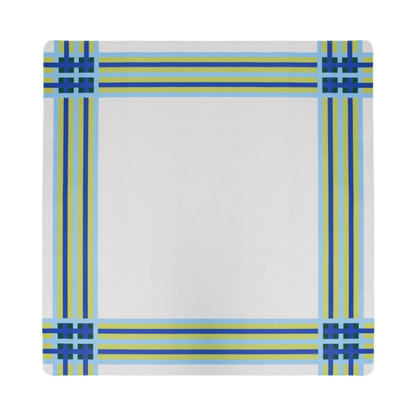 Mod Bird Bam & Plaid Double - Sided Mahjong Mat - Hosted by Kelly Gaudreau