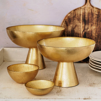 Moon Glass Small Pedestal Bowl - Hosted by Kelly Gaudreau