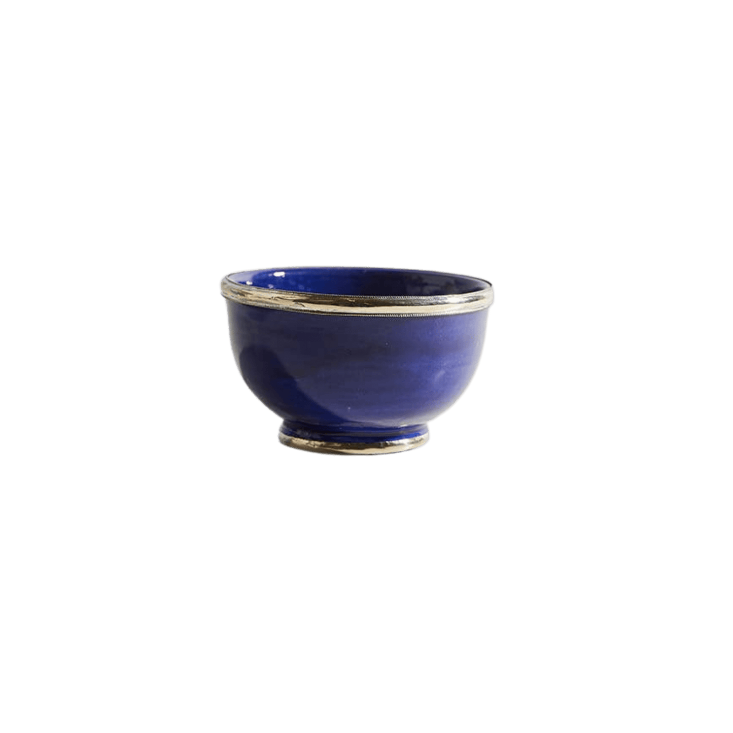 Moroccan Glazed Bowl with Berber Silver Trim - Hosted by Kelly Gaudreau