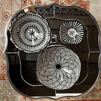 Moroccan Safi Ceramic Nesting Bowls - Set of 3 - Hosted by Kelly Gaudreau