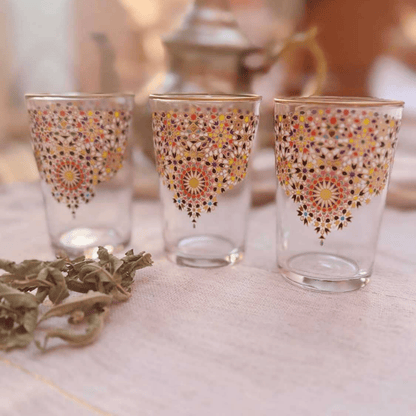 Mosaic Tea Glasses - Set of 6 - Hosted by Kelly Gaudreau