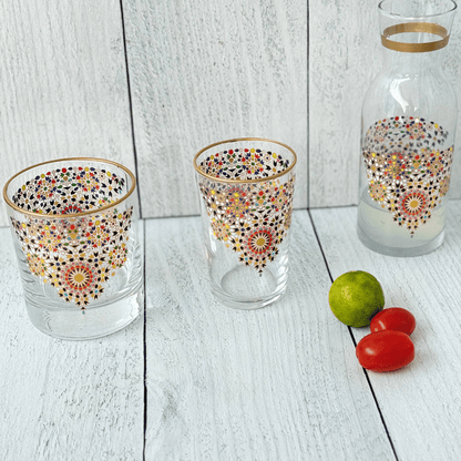 Mosaic Tea Glasses - Set of 6 - Hosted by Kelly Gaudreau