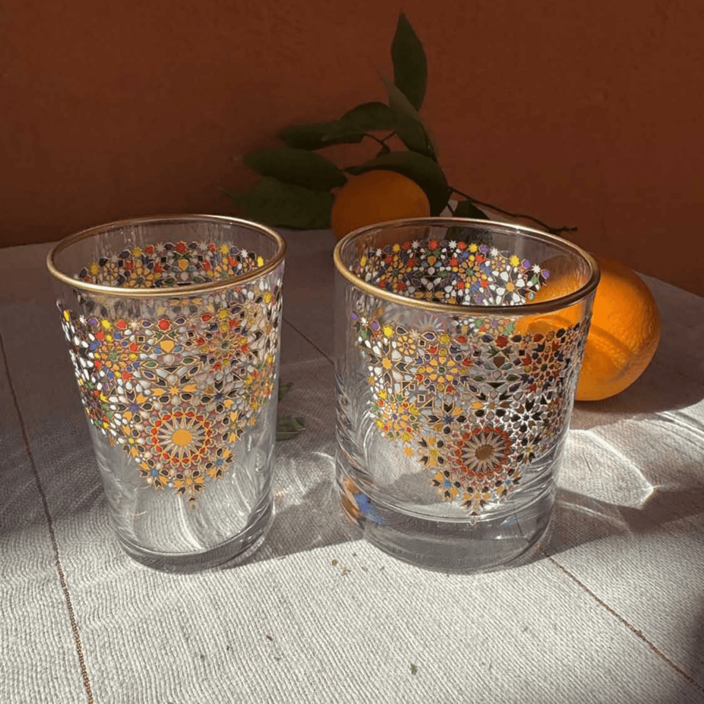 Mosaic Tumbler Glasses - Set of 6 - Hosted by Kelly Gaudreau