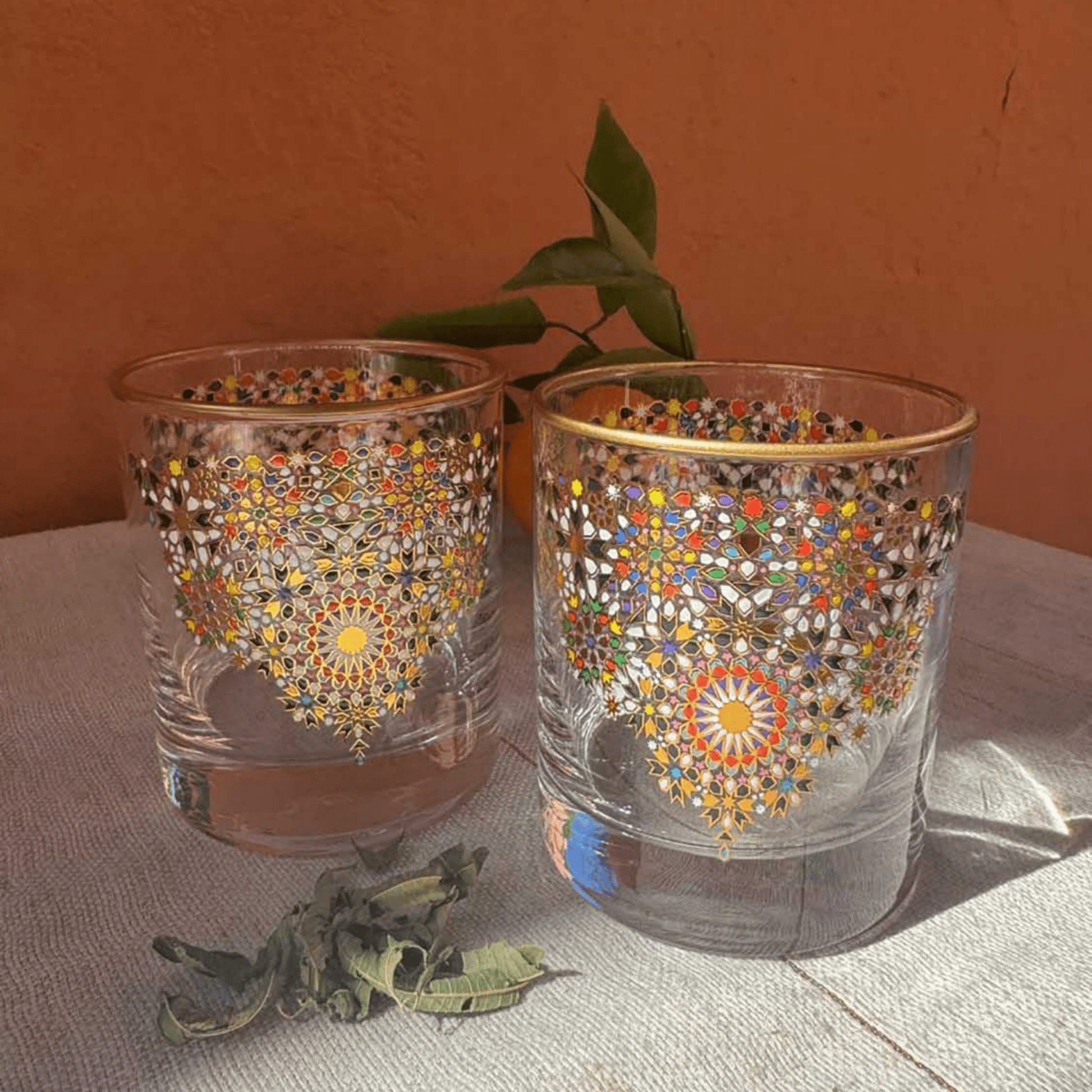 Mosaic Tumbler Glasses - Set of 6 - Hosted by Kelly Gaudreau