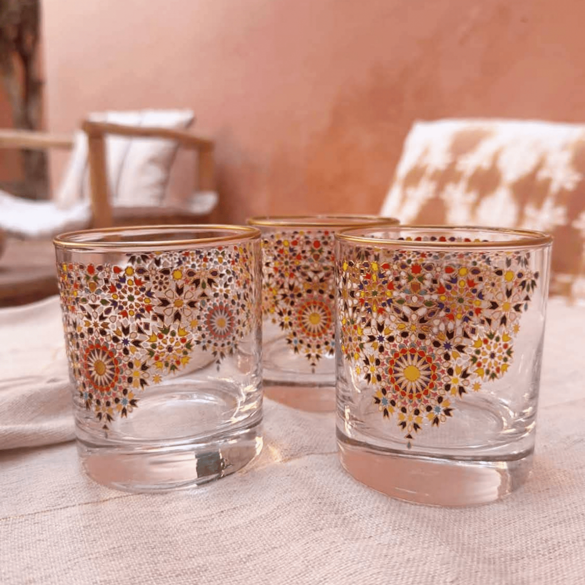 Mosaic Tumbler Glasses - Set of 6 - Hosted by Kelly Gaudreau