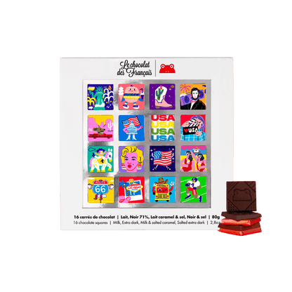 Multi USA 16 Squares Chocolate Giftset - Hosted by Kelly Gaudreau