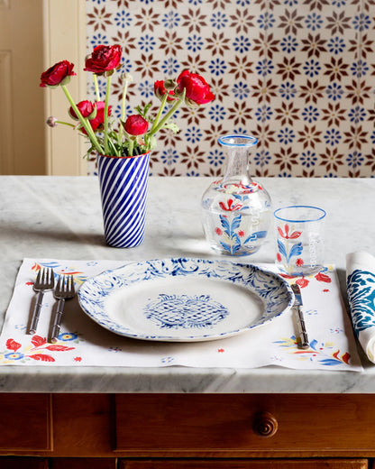 Murano Bucaneve Hand - Painted Bedside Set - Hosted by Kelly Gaudreau