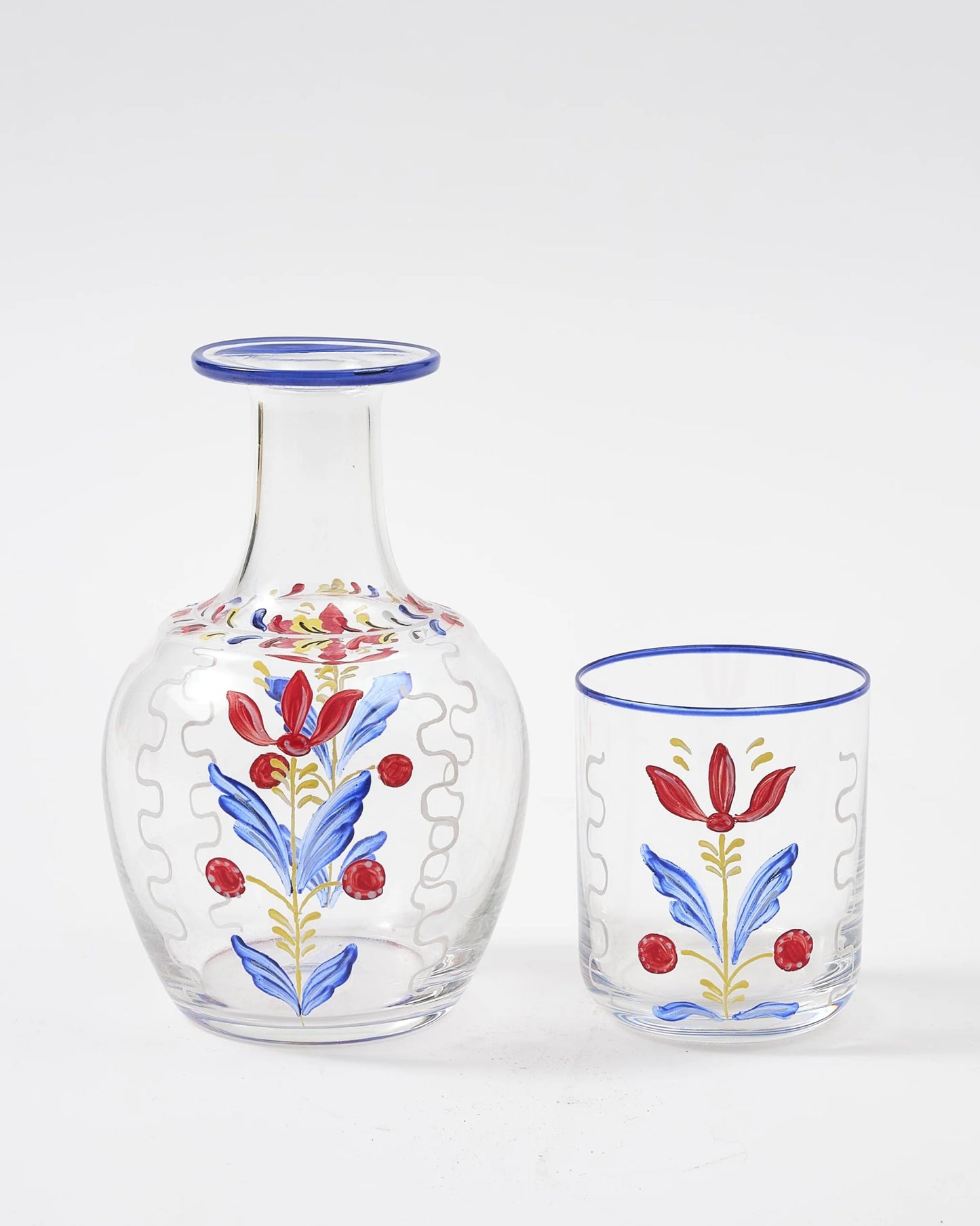 Murano Bucaneve Hand - Painted Bedside Set - Hosted by Kelly Gaudreau