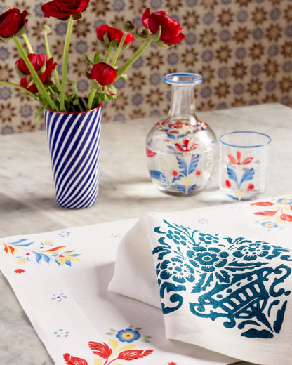 Murano Bucaneve Hand - Painted Bedside Set - Hosted by Kelly Gaudreau