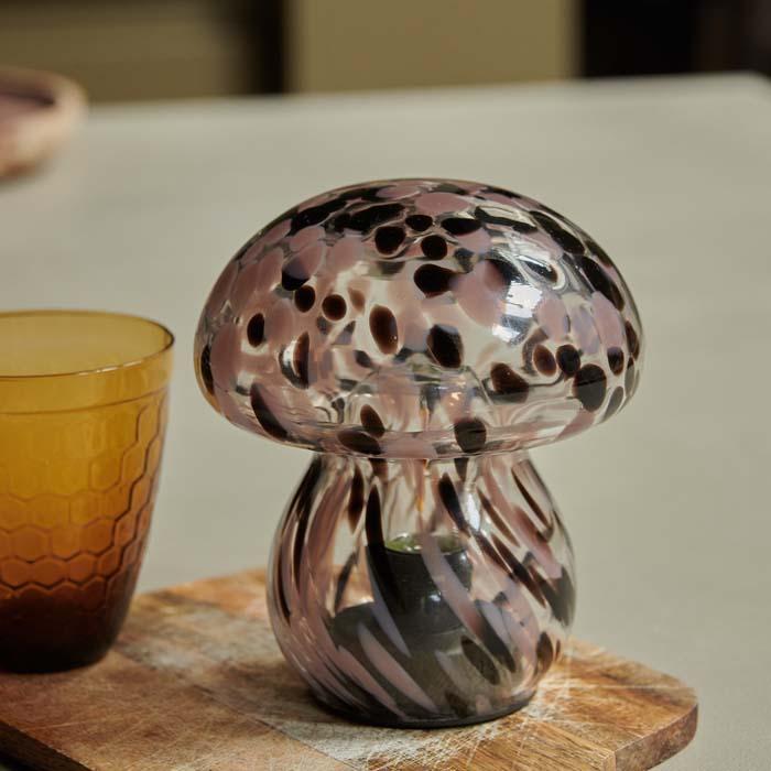 Mushroom Portable LED Table Lamp in Dusk - Hosted by Kelly Gaudreau