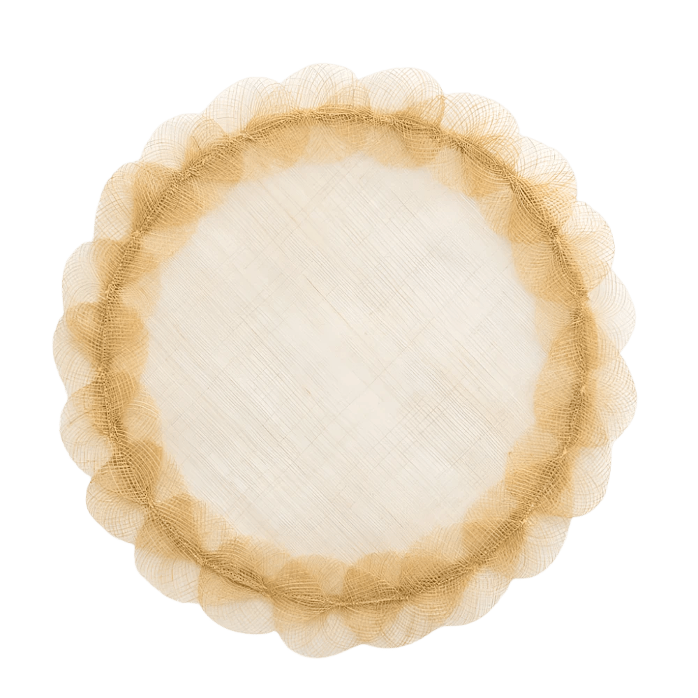 Mustard Poplar Leaf Rice Paper Placemat Set of 4 - Hosted by Kelly Gaudreau