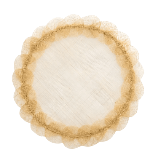 Mustard Poplar Leaf Rice Paper Placemat Set of 4 - Hosted by Kelly Gaudreau