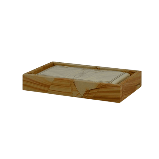 Mytus Collection Teak Stone Polished Finish Guest Towel Tray - Hosted by Kelly Gaudreau