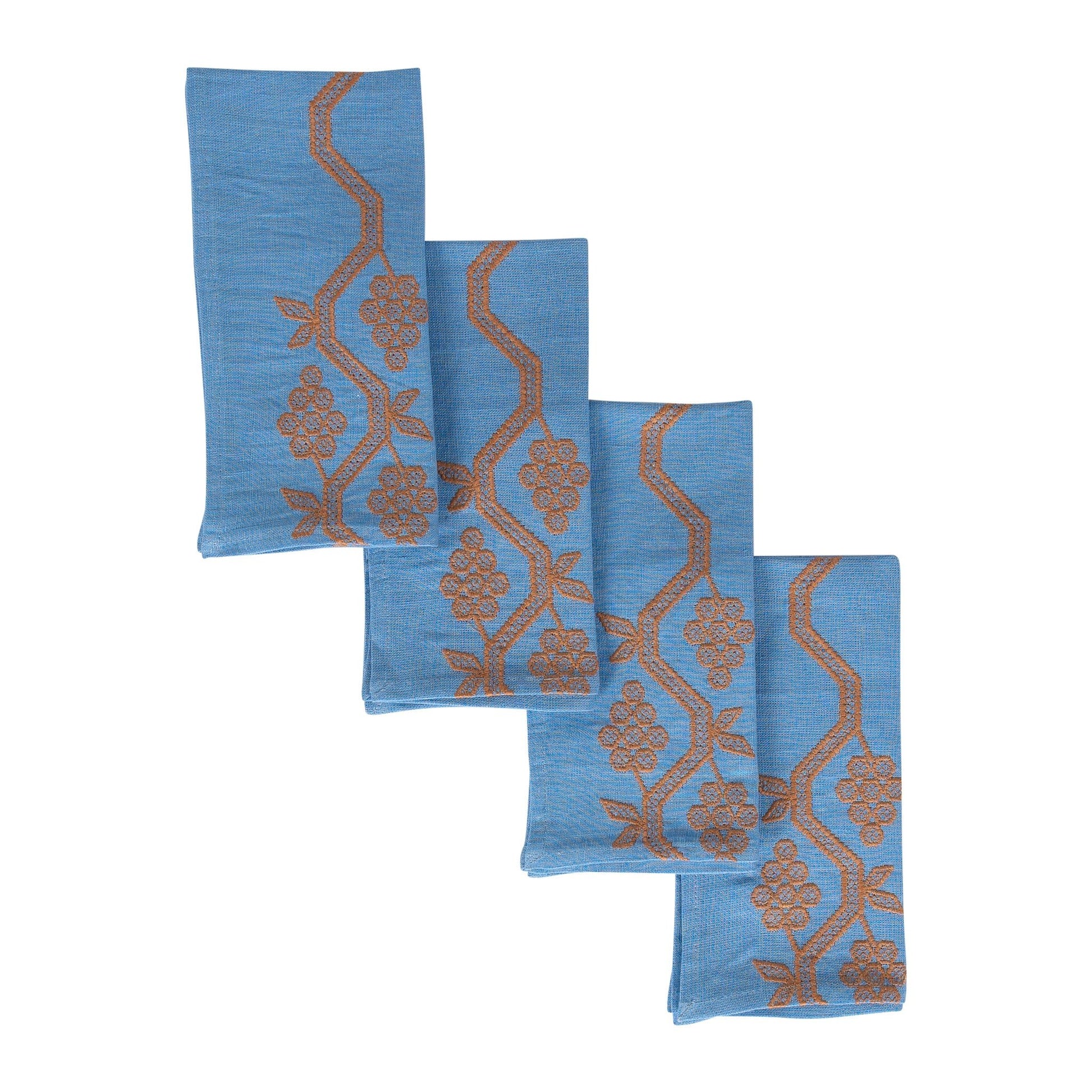 Napa Napkins (Blue) (set of 4) - Hosted by Kelly Gaudreau