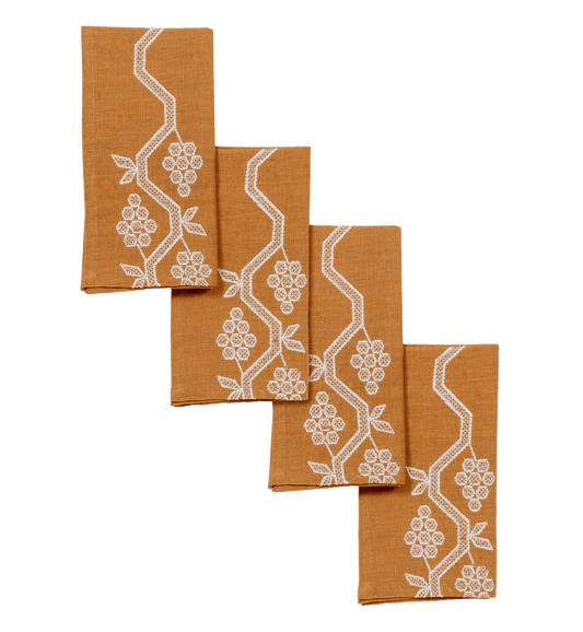 Napa Napkins (Cognac) (set of 4) - Hosted by Kelly Gaudreau