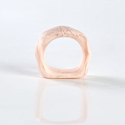 Napkin Ring in Blush Swirl - Set of 2 - Hosted by Kelly Gaudreau