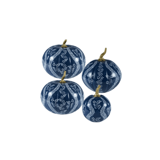 Navy Pumpkin with White Trellis - Hosted by Kelly Gaudreau