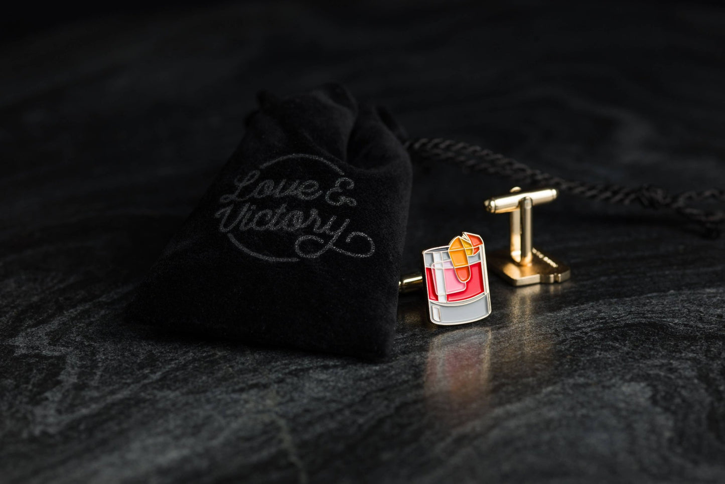 Negroni Cufflinks - Hosted by Kelly Gaudreau