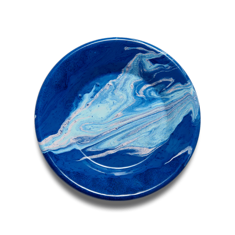 New Marble Small Flat Plate Cobalt - Hosted by Kelly Gaudreau