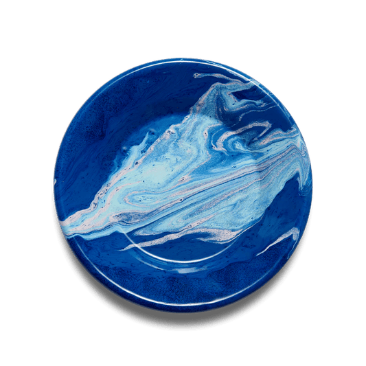 New Marble Small Flat Plate Cobalt - Hosted by Kelly Gaudreau