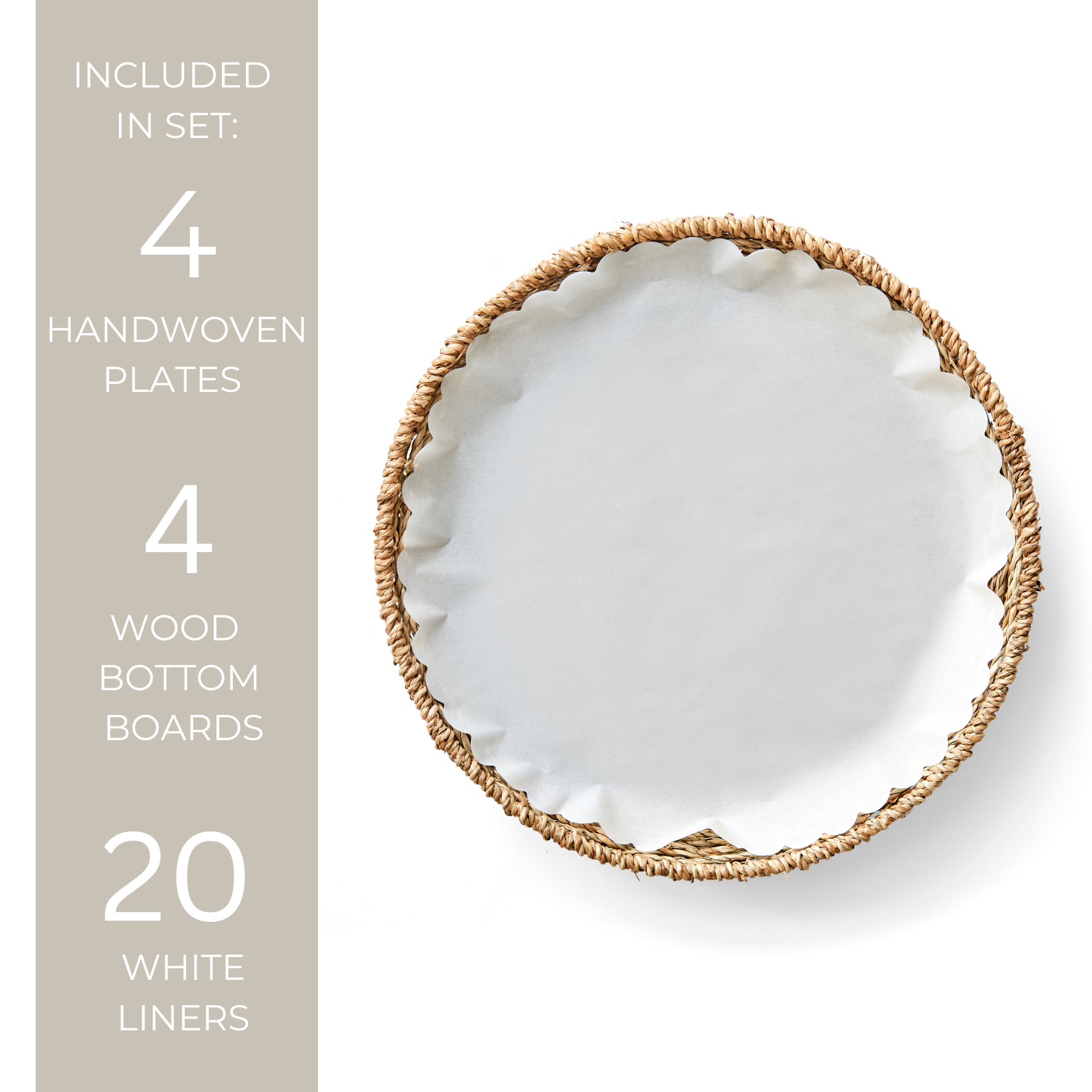 Woven Seagrass Plates