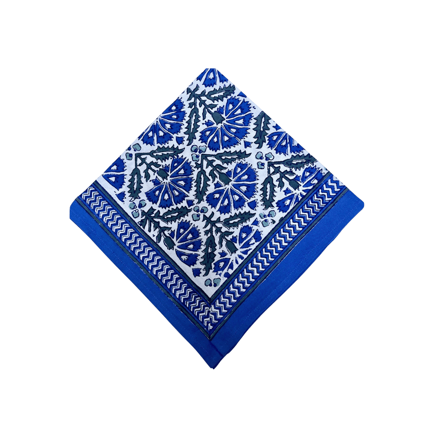 NH Napkin, 20 x 20, Blue, White, Drk Grey - Hosted by Kelly Gaudreau