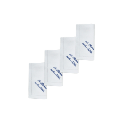 No Phone Dinner Napkins - Set of 4 - Hosted by Kelly Gaudreau