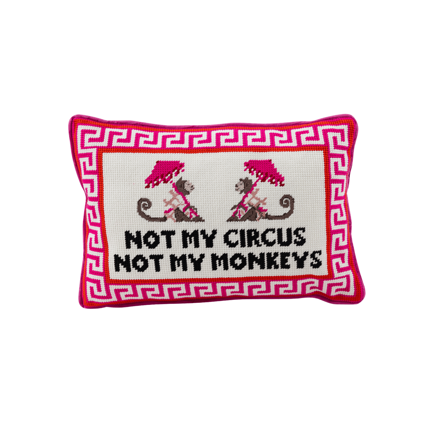 Not My Circus Needlepoint Pillow - Hosted by Kelly Gaudreau
