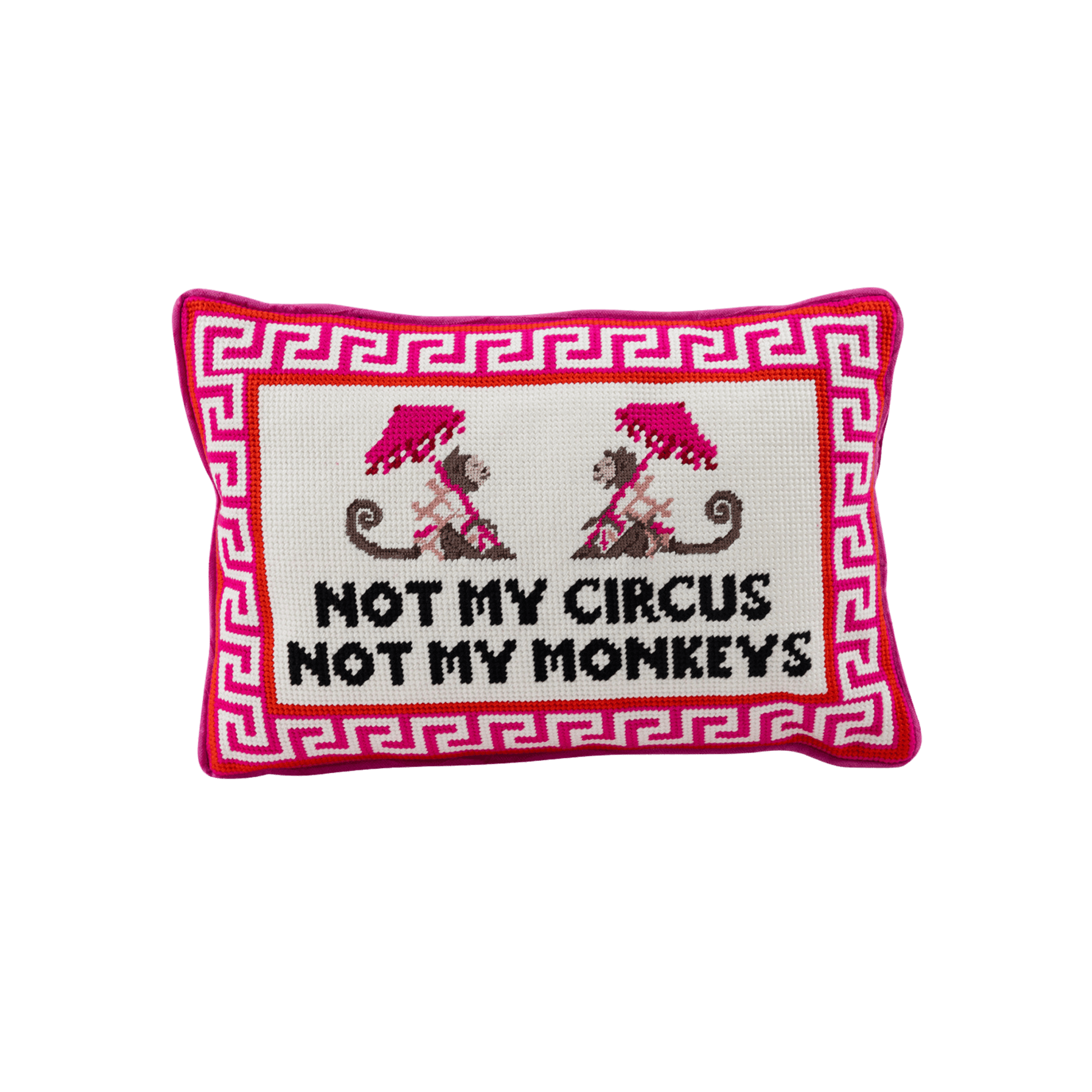 Not My Circus Needlepoint Pillow - Hosted by Kelly Gaudreau