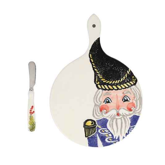 Nutcrackers Small Cheese Board with Spreader - Hosted by Kelly Gaudreau